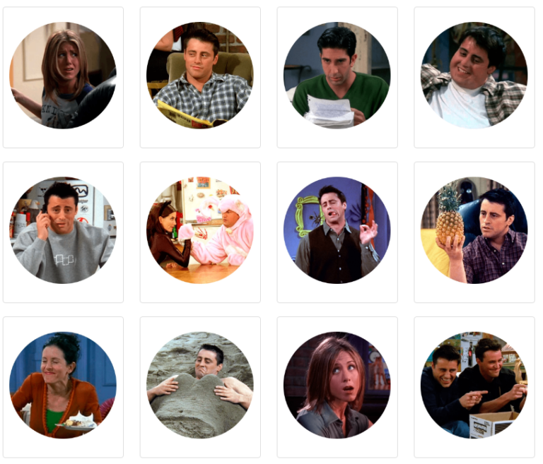 Friends stickers